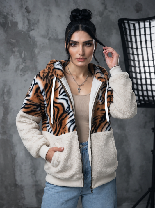 Tiger fur Jacket