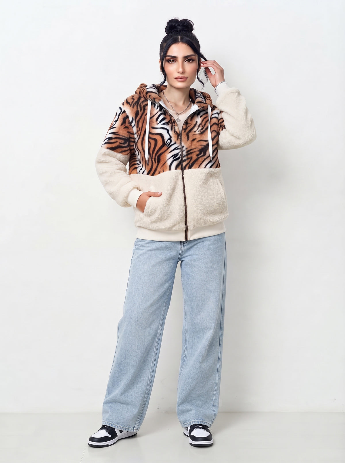 Tiger fur Jacket